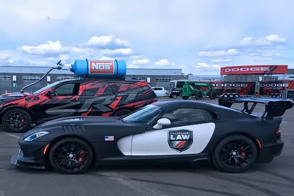 Dodge race program display vehicles