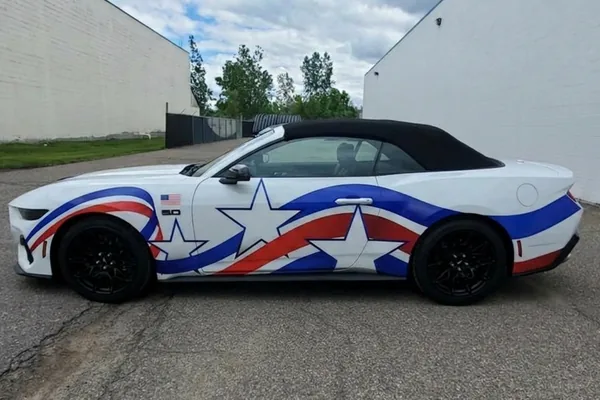 Event vehicle wrapped for Ford Fireworks