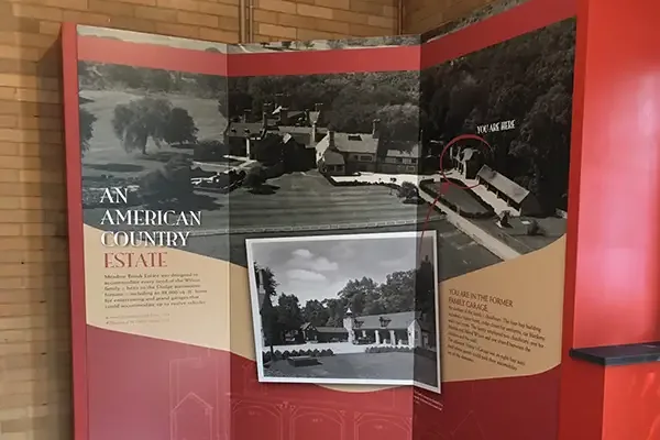 Museum exhibit wall graphics