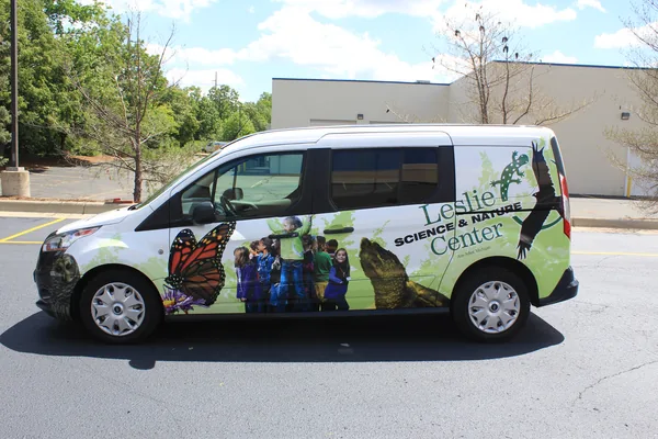Full-wrap promotional van for a museum